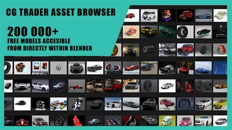 ggtrader|Cg Trader Asset Browser .